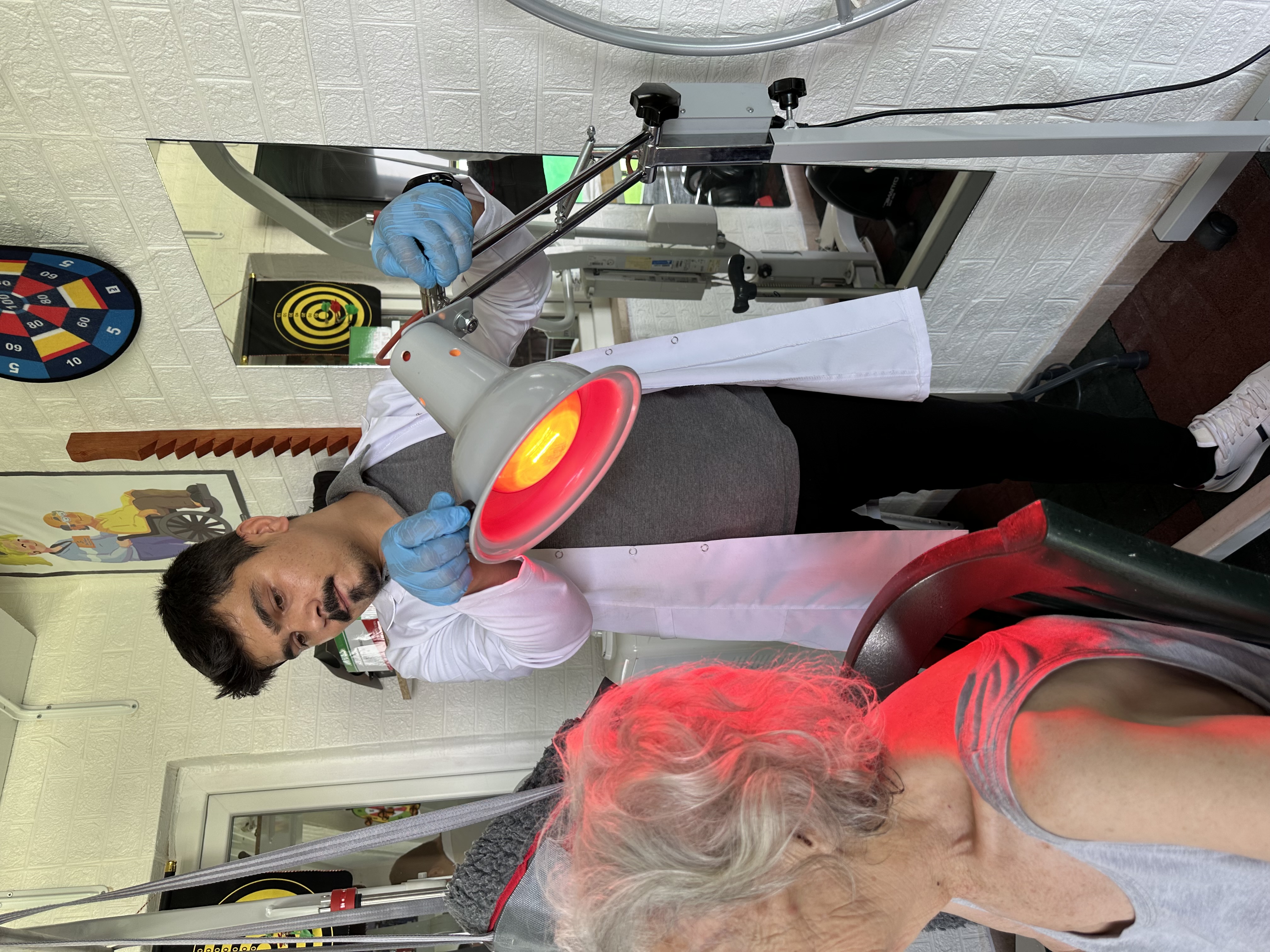 Fizik tedaviye destek olan bireysel uygulama alanı